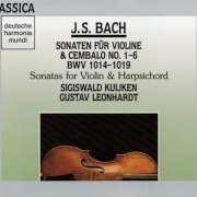 Sigiswald Kuijken, Gustav Leonhardt - J.S. Bach: Sonaten für Violine und Cembalo BWV 1014-1019 (1990)