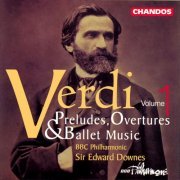 Sir Edward Downes & BBC Philharmonic Orchestra - Verdi: Preludes, Overtures & Ballet Music, Vol. 1 (2023) [Hi-Res]