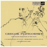 Gregor Piatigorsky - Bach: Sonata No. 2 in D Major, BWV 1028 & Prokofiev: Sonata in C Major, Op. 119 (Remastered) (2018)