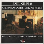 Emil Gilels - Weber: Piano Sonata / Brahms: Ballades, Fantasies (1993) CD-Rip