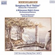 Slovak Philharmonic Orchestra, Anthony Bramall - Mendelssohn: Symphony No. 4 & A Midsummer Night's Dream (Excerpts) (1988)