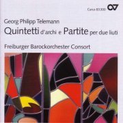 Freiburger Barockorchester Consort - Telemann: Quintetti d'archi e Partite per due liuti (1989) CD-Rip