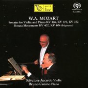 Salvatore Accardo, Bruno Canino - Mozart: Sonatas for Violin and Piano KV 376, KV 377, KV 372 (2021) [SACD]