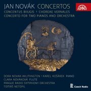 Dora Novak-Wilmington, Clara Nováková, Karel Košárek, Tomáš Netopil, Prague Radio Symphony Orchestra, Jan Novák - Novák: Concertos (Concentus biiugis, Choreae vernales, Concerto for Two Pianos and Orchestra) (2023) [Hi-Res]