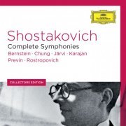 Chicago Symphony Orchestra, Leonard Bernstein, Göteborgs Symfoniker, Neeme Järvi, London Symphony Orchestra, André Previn - Shostakovich: Complete Symphonies (2014)