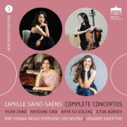 Yilan Zaho, Hayoon Choi, Arya Su Gülenç, Ilyun Bürkev, ORF Vienna Radio Symphony Orchestra, Howard Griffiths - Camille Saint-Saëns: Complete Concertos (New Talents Edition 3) (2026) [Hi-Res]