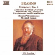 Slovak Philharmonic Orchestra, Michael Halasz - Brahms: Symphony No. 4 & Academic Festival Overture (1991)