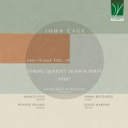 Jessie Marino, Emma Richards, Winnie Huang, Marco Fusi, Giancarlo Schiaffini - aboutCAGE Vol. 10: String Quartet in Four Parts, Five3 (2025)