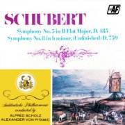 Süddeutsche Philharmonie, Alexander Von Pitamic & Alfred Scholz - Schubert: Symphony No. 5 In B Flat Major, D. 485 / Symphony No. 8 In B Minor, (Unfinished) D. 759 (1971) [Hi-Res]