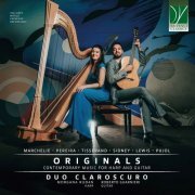 Morgana Rudan, Roberto Guarnieri - Marchelie, Pereira, Tisserand, Sidney, Lewis, Pujol: Originals (Contemporary Music for Harp and Guitar) (2024) [Hi-Res]