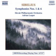 Slovak Philharmonic Orchestra, Adrian Leaper - Sibelius: Symphonies Nos. 1 and 6 (1990)
