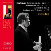 Emil Gilels - Beethoven, Schumann, Brahms (2013)