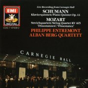 Philippe Entremont, Alban Berg Quartett - Schumann: Piano Quintet / Mozart: String Quartet 'Dissonance' (1987) CD-Rip