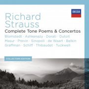 San Francisco Symphony, Herbert Blomstedt, Heinrich Schiff, Dietmar Hallman, Gewandhausorchester Leipzig, Kurt Masur - Richard Strauss - Complete Tone Poems & Concertos (13 Components) (2014)