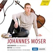 Johannes Moser, WDR Sinfonieorchester Köln, Pietari Inkinen - Shostakovich: Cello Concerto No. 1, Op. 107 - Britten: Cello Symphony, Op. 68 (2012)