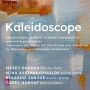 Matej Grahek - Kaleidoscope - Contemporary Works for Two Flutes and Piano by Slovenian and American Composers (2023) Hi-Res