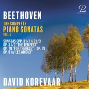 David Korevaar - Beethoven: The Complete Piano Sonatas, Vol. 4: Sonatas Op. 31 No. 1 & Op. 31 No. 3, Op. 31 No. 2 "The Tempest", Op. 78 "For Therese", Op, 79, Op. 81a "Les Adieux" (2025) [Hi-Res]