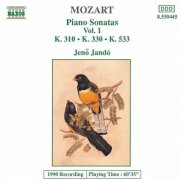 Jenő Jandó - Mozart: Piano Sonatas, Vol. 1 - Nos. 8, 10 and 15 (1991)