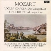 Alan Loveday, Iona Brown, Carmel Kaine, Academy of St Martin in the Fields & Sir Neville Marriner - Mozart: Violin Concerto No. 3; Concertone (Remastered) (2026) [Hi-Res]