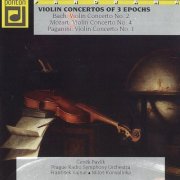 Čeněk Pavlík, Czech Radio Symphony Orchestra, František Vajnar, Miloš Konvalinka - Bach, Mozart, Paganini: Violin Concertos of 3 Epochs (1993)