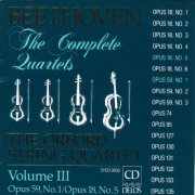 The Orford String Quartet - Beethoven: The Complete Quartets, Vol. 3 (1994)