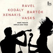 Marc Paquin, Orfilia Saiz Vega - Xenakis, Kodály & Others: Duos for Violin & Cello (2020) [Hi-Res]