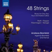 Andreas Brantelid - 48 Strings: Music for 1, 2, 4 & 12 Cellos (2022) [Hi-Res]