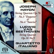 Quartetto Italiano - Haydn & Beethoven String Quartets (2010) [SACD + Hi-Res]