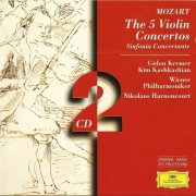 Gidon Kremer, Wiener Philharmoniker, Nikolaus Harnoncourt - Mozart: The 5 Violin Concertos (1988) CD-Rip