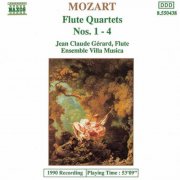 Jean Claude Gerard, Villa Musica Ensemble - Mozart: Flute Quartets Nos. 1-4 (1991)