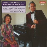 Gervase de Peyer, Gwenneth Pryor - Schubert, Weber, Schumann (1987) CD-Rip