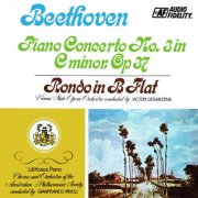 Vienna State Opera Orchestra, Lili Kraus, Gianfranco Rivoli, Orchestra Of The Amsterdam Philharmonic Society & Victor Desarzens - Piano Concerto No. 3 in C minor Op 37 / Rondo In B Flat (1975) [Hi-Res]