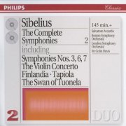 Salvatore Accardo, London Symphony Orchestra, Boston Symphony Orchestra, Colin Davis - Sibelius: The Complete Symphonies, Volume 2 (1995)