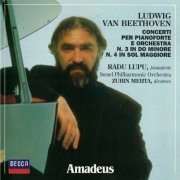 Radu Lupu, Israel Philharmonic Orchestra, Zubin Mehta - Beethoven: Concerti per pianoforte e orchestra N. 3 & N. 4 (1996)