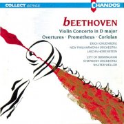 Jascha Horenstein, Walter Weller, Erich Gruenberg - Beethoven: Violin Concerto in D Major, Prometheus Overture & Coriolan Overture (1991)