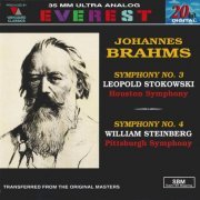 Leopold Stokowski, William Steinberg - Brahms: Symphonies Nos. 3 & 4 (1995)