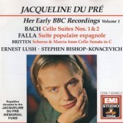 Jacqueline du Pré - Her Early BBC Recordings, Volume 1: Bach, Britten, Falla (1989)