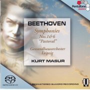 Kurt Masur, Gewandhausorchester Leipzig - Beethoven: Symphonies Nos. 1 & 6 (1975) [2004 SACD]