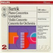 Stephen Kovacevich, Henryk Szeryng - Bartok: Piano Concertos, Violin Concerto, Concerto for Orchestra (1993) CD-Rip