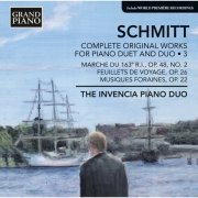 The Invencia Piano Duo - Florent Schmitt: Complete Original Works for Piano Duet and Duo 3 (2013) [Hi-Res]