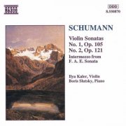 Ilya Kaler, Boris Slutsky - Schumann: Violin Sonatas Nos. 1 and 2 (1994)