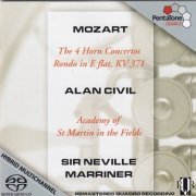 Alan Civil, Sir Neville Marriner, Academy St. Martin in The Fields - Mozart: The 4 Horn Concertos (1972/2002) [SACD]