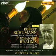 Berlin Deutsches Symphony Orchestra, Günter Wand - Schumann, R. : Symphony No. 4 / Brahms, J. : Symphony Nos.1, 4 (2009) FLAC