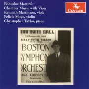 Kenneth Martinson, Felicia Moye & Christopher Taylor - Martinu: Chamber Music with Viola (2007)