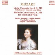 Takako Nishizaki, Capella Istropolitana, Ladislav Kyselak, Stephen Gunzenhauser - Mozart: Violin Concerto No. 4 / Sinfonia Concertante (1990)