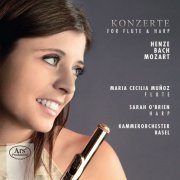 Maria Cecilia Munoz - Henze, C.P.E. Bach & Mozart: Konzerte for Flute & Harp (2014)