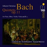 Konrad Hünteler, Camerata des 18. Jahrhunderts - J. C. Bach: Quintets, Op. 11 (1995)