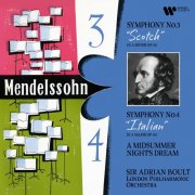 London Philharmonic Orchestra / Sir Adrian Boult - Mendelssohn: Symphonies Nos. 3 "Scottish" & 4 "Italian", A Midsummer Night’s Dream (2025) [Hi-Res]