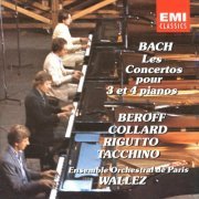 Michel Beroff - Bach: Les Concertos pour 3 et 4 pianos (1981)