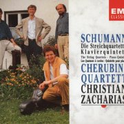 Christian Zacharias, Cherubini-Quartett - Schumann: String Quartets, Piano Quintet (1992) CD-Rip